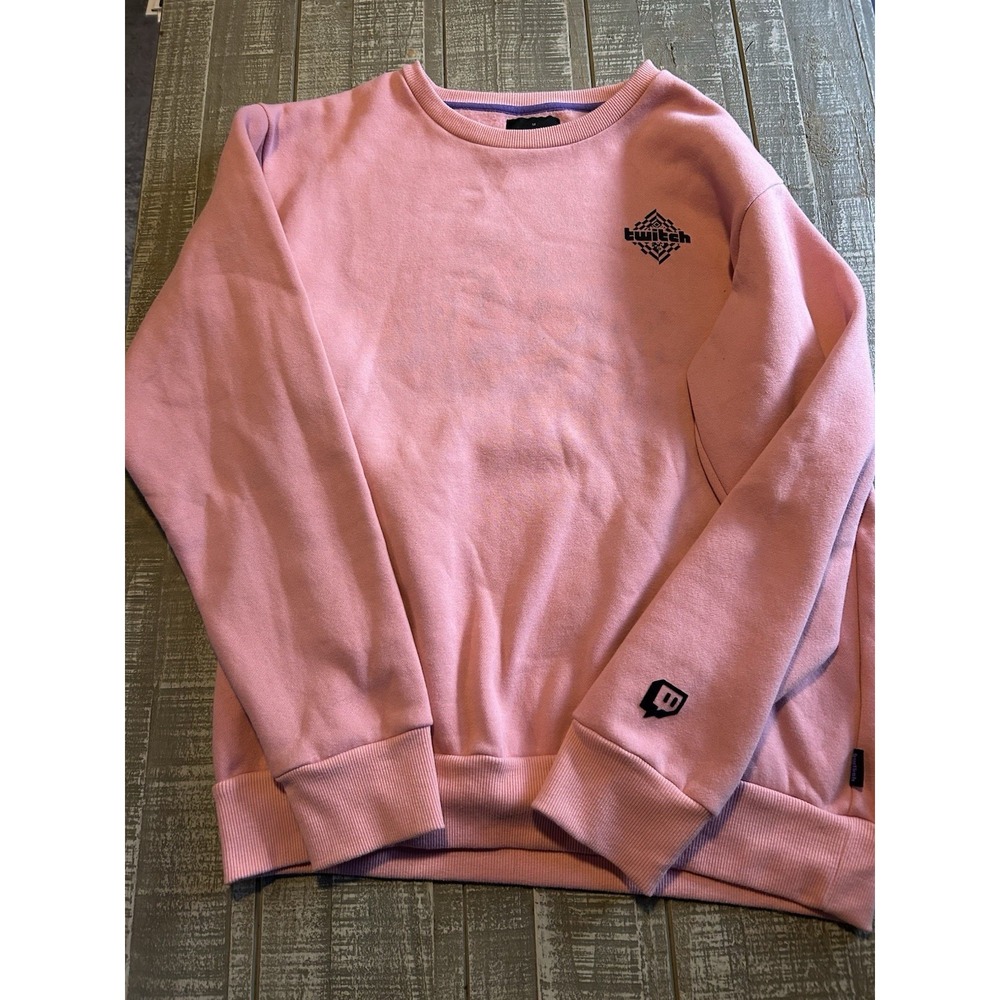 Twitch Con Streamer Sweatshirt: Pink Black Size‎ Medium Women's